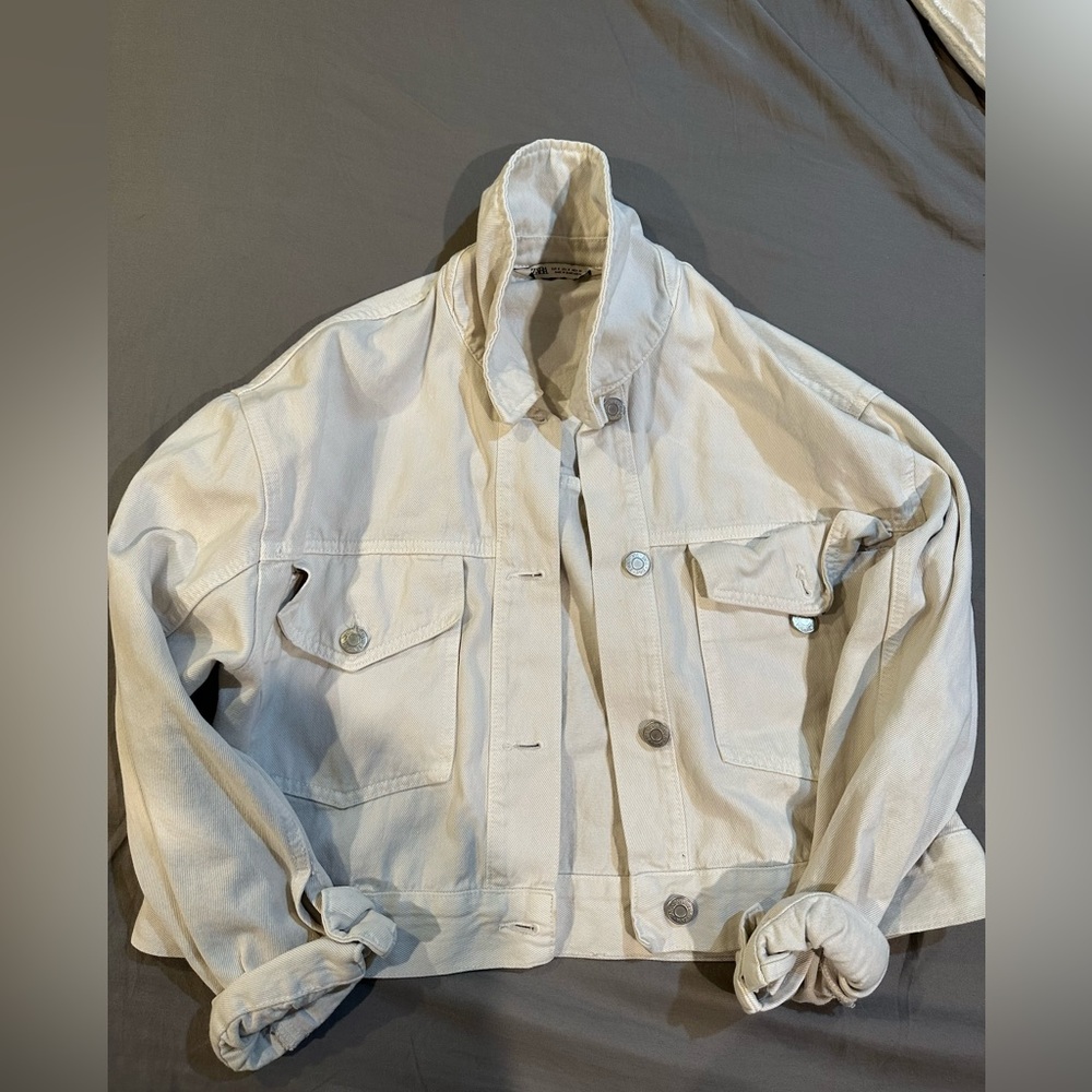 Zara Tan Jacket Size S